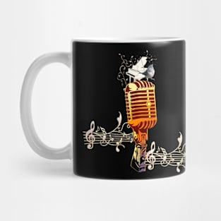 Music, microphone Mug